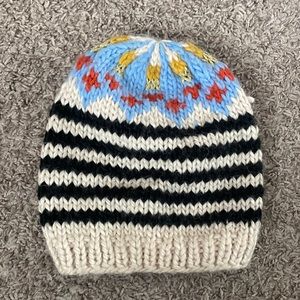 Striped Free People beanie